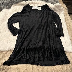 Sonia Rykiel Paris Black Velvet Tunic